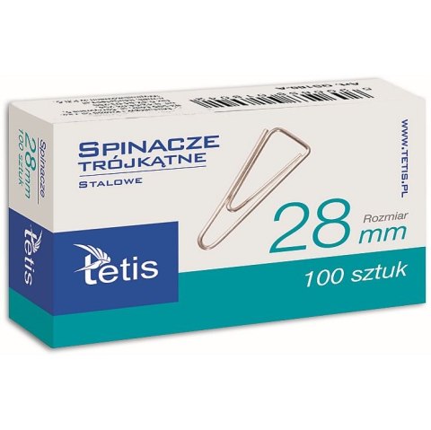 Spinacz Tetis 28mm 100 szt (GS180-B) Spinacz Tetis 28mm 100 szt (GS180-B)