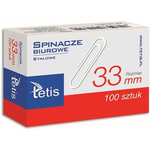 Spinacz okrągły Tetis 33mm 100 szt (GS140-C) Spinacz okrągły Tetis 33mm 100 szt (GS140-C)