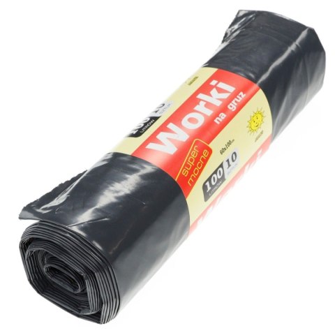 Worek na gruz kolor: czarny 100L 10 szt Worek na gruz kolor: czarny 100L 10 szt