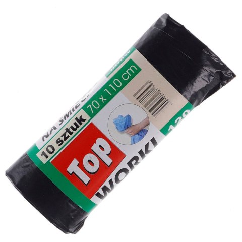 Worek na śmieci Amaks kolor: czarny 120L 10 szt Worek na śmieci Amaks kolor: czarny 120L 10 szt
