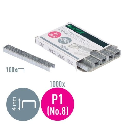 Zszywki 8 Leitz 1000 szt (55780000) Zszywki 8 Leitz 1000 szt (55780000)