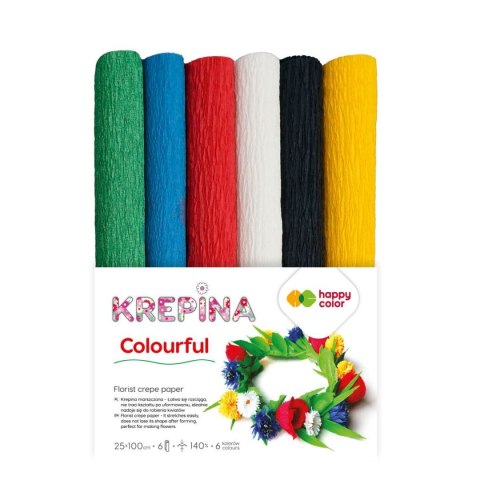 Bibuła marszczona Happy Color 250x2000 Bibuła marszczona Happy Color 250x2000