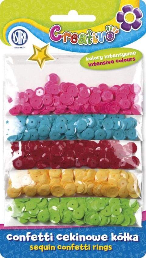 Cekiny Astra Creativo kółka mix Cekiny Astra Creativo kółka mix