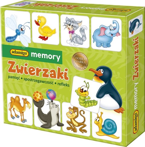 Gra pamięciowa Adamigo zwierzaki zwierzaki Gra pamięciowa Adamigo zwierzaki zwierzaki