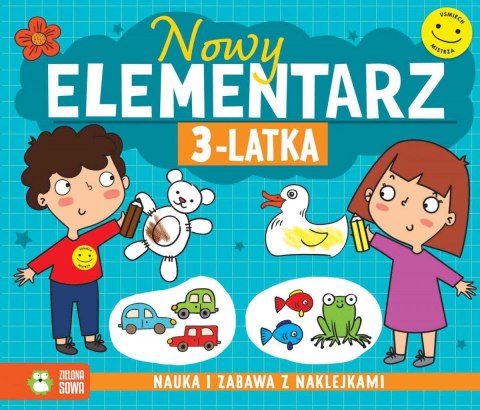 Książeczka edukacyjna Zielona Sowa Nowy elementarz 3-latka Książeczka edukacyjna Zielona Sowa Nowy elementarz 3-latka