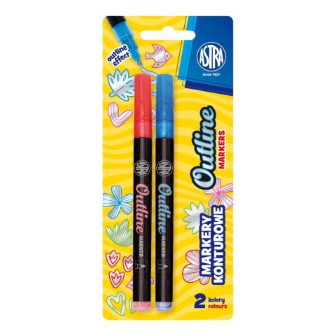 Marker specjalistyczny Astrapen konturowe, mix okrągła końcówka Marker specjalistyczny Astrapen konturowe, mix okrągła końcówka