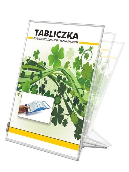 Tabliczka stojąca jednostronna Panta Plast 11 x 23 cm (0403-0007-00) Tabliczka stojąca jednostronna Panta Plast 11 x 23 cm (0403-0007-00)