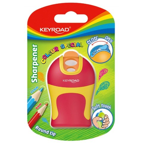 Temperówka Keyroad colour special soft touch mix plastik (KR971524) Temperówka Keyroad colour special soft touch mix plastik (KR971524)
