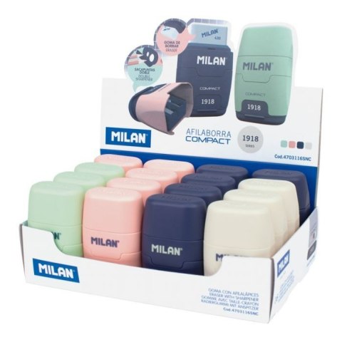 Temperówko-gumka Milan Compact (4703116SNC) Temperówko-gumka Milan Compact (4703116SNC)