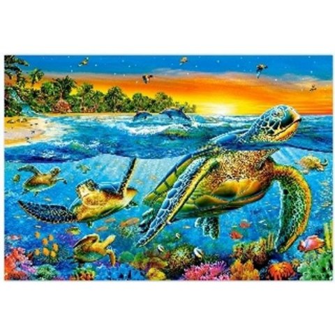 Zestaw kreatywny Norimpex Diamentowa mozaika żółwie morskie 40x30cm (NO-1008670) Zestaw kreatywny Norimpex Diamentowa mozaika żółwie morskie 40x30cm (NO-1008670)