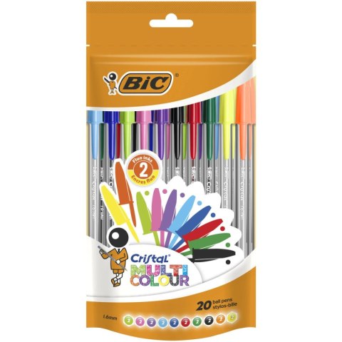 Długopis standardowy Bic Cristal (różne) 0,42mm (942049) Długopis standardowy Bic Cristal (różne) 0,42mm (942049)