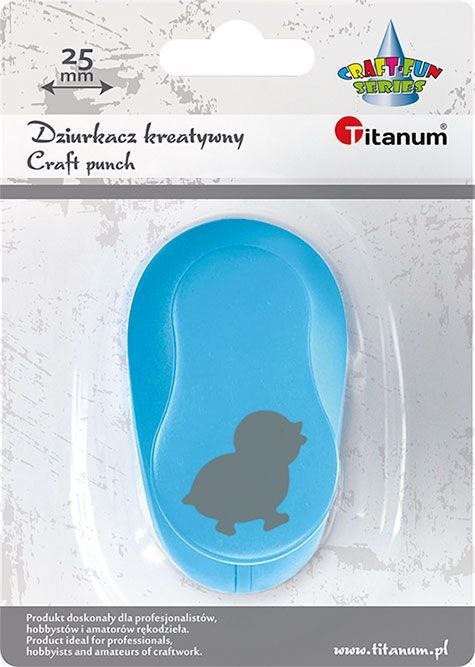 Dziurkacz ozdobny Titanum Craft-Fun Series 25mm kurczaczek (T-8810-74e) Dziurkacz ozdobny Titanum Craft-Fun Series 25mm kurczaczek (T-8810-74e)