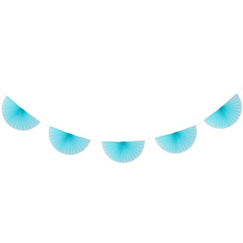 Girlanda Godan Wachlarze, błękitna, 300 cm (QT-GWAB) Girlanda Godan Wachlarze, błękitna, 300 cm (QT-GWAB)