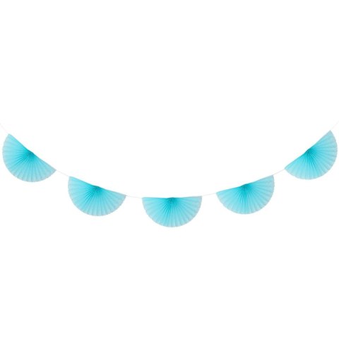 Girlanda Godan Wachlarze, błękitna, 300 cm (QT-GWAB) Girlanda Godan Wachlarze, błękitna, 300 cm (QT-GWAB)