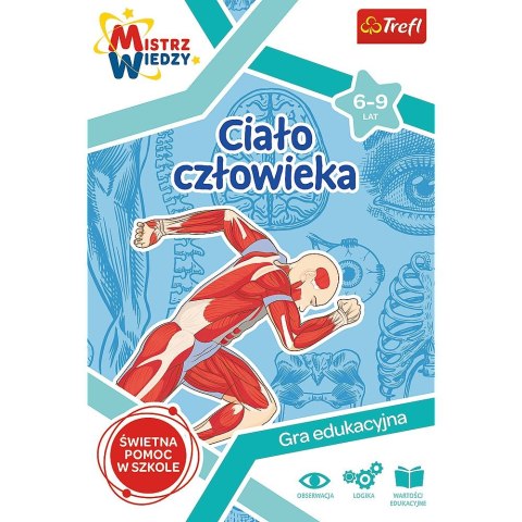 Gra edukacyjna Trefl Mistrz Wiedzy Ciało człowieka (01957) Gra edukacyjna Trefl Mistrz Wiedzy Ciało człowieka (01957)