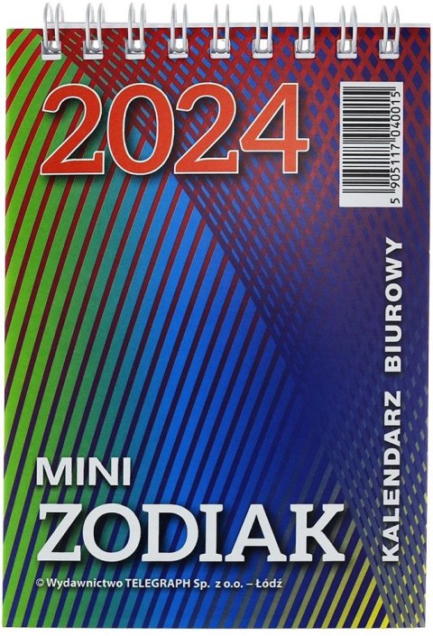 Kalendarz biurkowy Wydawnictwo Telegraph MINI ZODIAK biurkowy stojący 85mm x 120mm (H7) Kalendarz biurkowy Wydawnictwo Telegraph MINI ZODIAK biurkowy stojący 85mm x 120mm (H7)