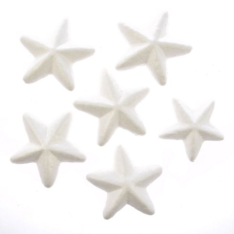 Ozdoba styropianowa Arpex gwiazdki 7 cm, 6 szt. (BN0530) Ozdoba styropianowa Arpex gwiazdki 7 cm, 6 szt. (BN0530)