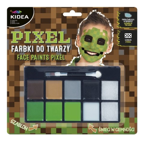 Farby do twarzy Kidea Pixel (FDTZPKA) Farby do twarzy Kidea Pixel (FDTZPKA)