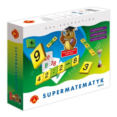 Gra edukacyjna Alexander Supermatematyk Maxi (0467) Gra edukacyjna Alexander Supermatematyk Maxi (0467)