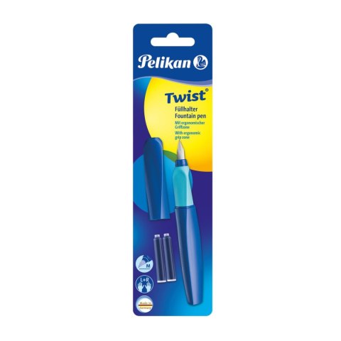 Pióro wieczne Pelikan Twist P457 Deep Blue +2N (814744) Pióro wieczne Pelikan Twist P457 Deep Blue +2N (814744)