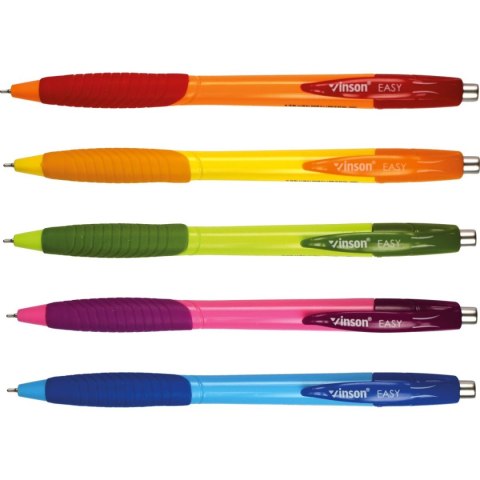 Długopis olejowy Vinson Easy 8501 niebieski 0,7mm Długopis olejowy Vinson Easy 8501 niebieski 0,7mm
