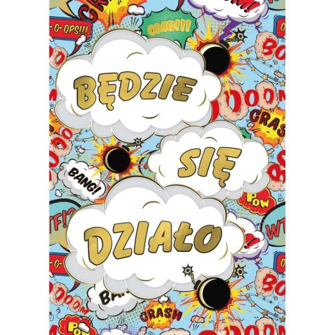 Kartka składana Henry Karnet A5 BEDZIE SIE DZIAŁO A5 (5905701481361) Kartka składana Henry Karnet A5 BEDZIE SIE DZIAŁO A5 (5905701481361)