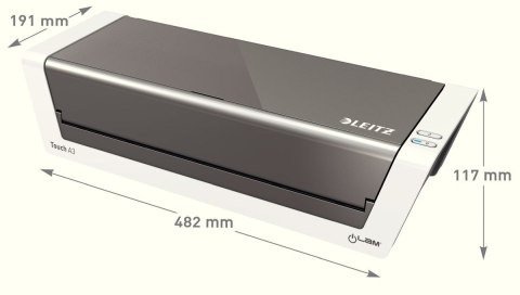 Laminator Leitz iLAM Touch 2 A3 szary (74744000) Laminator Leitz iLAM Touch 2 A3 szary (74744000)
