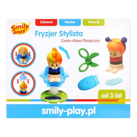 Masa plastyczna dla dzieci Smily Play zestaw fryzjer mix (SP83961) Masa plastyczna dla dzieci Smily Play zestaw fryzjer mix (SP83961)