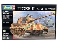 Model do sklejania Revell Tiger II - niemiecki czołg ciężki z okresu II wojny światowej (03129) Model do sklejania Revell Tiger II - niemiecki czołg ciężki z okresu II wojny światowej (03129)