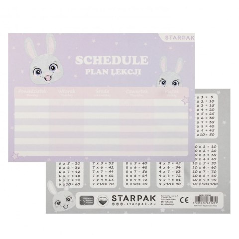 Plan lekcji Starpak RABBIT (536146) Plan lekcji Starpak RABBIT (536146)