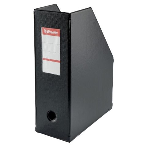 Pojemnik na dokumenty pionowy Esselte A4 czarny PVC PCW (56077) Pojemnik na dokumenty pionowy Esselte A4 czarny PVC PCW (56077)