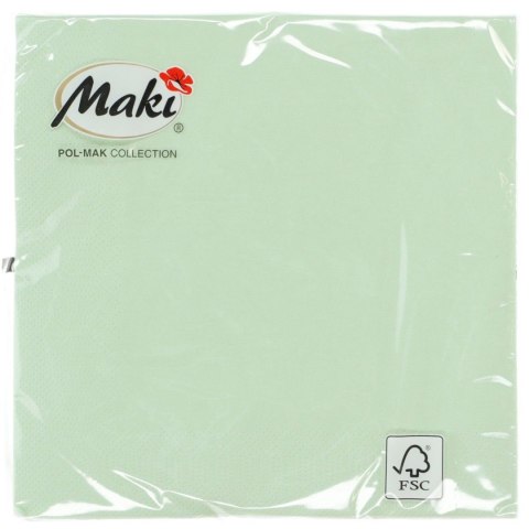 Serwetki Pol-mak zielona bibuła [mm:] 330x330 (0019)