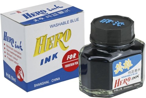 Atrament Hero niebieski wymazywalny 50ml Atrament Hero niebieski wymazywalny 50ml