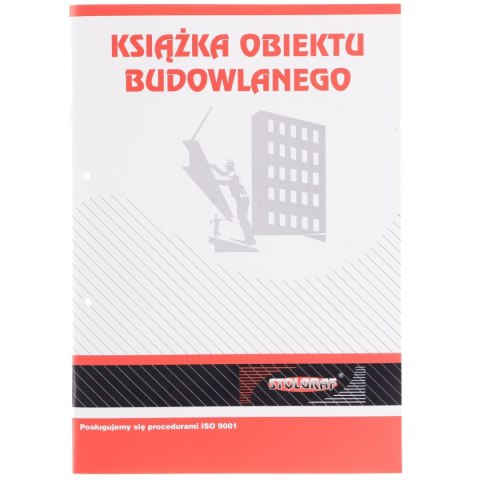 Druk offsetowy Stolgraf książka obiektu budowlanego A4 A4 38k. (P22) Druk offsetowy Stolgraf książka obiektu budowlanego A4 A4 38k. (P22)