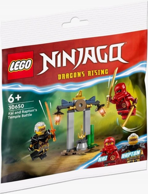 Klocki konstrukcyjne Lego Ninjago Bitwa Kaia i Raptona w świątyni (30650) Klocki konstrukcyjne Lego Ninjago Bitwa Kaia i Raptona w świątyni (30650)