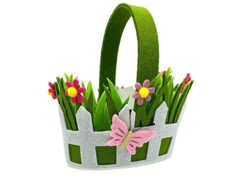 Koszyk świąteczny One Dollar filcowy 16cm (367272) Koszyk świąteczny One Dollar filcowy 16cm (367272)