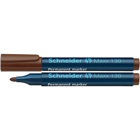 Marker permanentny Schneider Maxx 130, brązowy 1,0-3,0mm okrągła końcówka (SR113007) Marker permanentny Schneider Maxx 130, brązowy 1,0-3,0mm okrągła końcówka (SR113007)