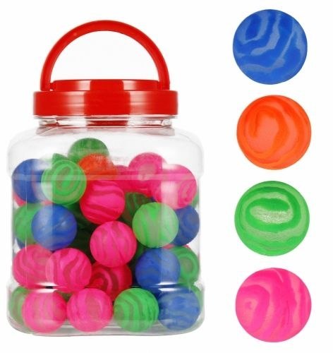 Piłka kauczukowa Mega Creative spirala 3cm, 60szt. (536519) Piłka kauczukowa Mega Creative spirala 3cm, 60szt. (536519)