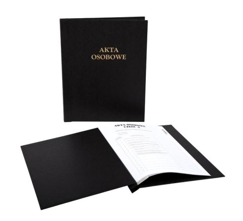 Teczka do akt osobowych Delfin A4 czarny tektura (5907623219305) Teczka do akt osobowych Delfin A4 czarny tektura (5907623219305)