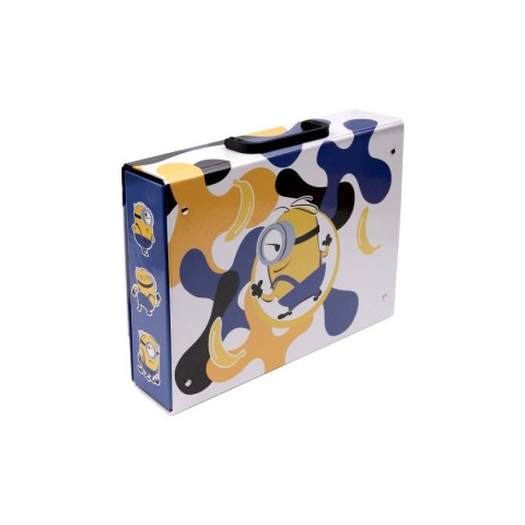 Teczka kartonowa na klips Minionki z rączką A4+ mix Beniamin (5665) Teczka kartonowa na klips Minionki z rączką A4+ mix Beniamin (5665)