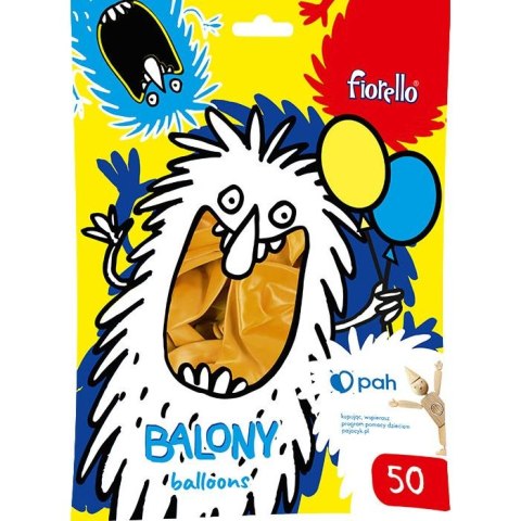 Balon gumowy Fiorello metal złoty 10cal (170-2632) Balon gumowy Fiorello metal złoty 10cal (170-2632)