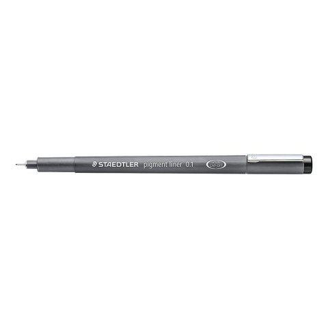 Cienkopis kreślarski Staedtler pigmentowy 0,1 mm, czarny 0,1mm (S 308 01-9) Cienkopis kreślarski Staedtler pigmentowy 0,1 mm, czarny 0,1mm (S 308 01-9)