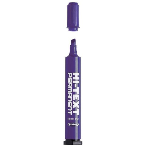 Marker permanentny Fibracolor HI-TEXT, niebieski 4,5mm ścięta końcówka Marker permanentny Fibracolor HI-TEXT, niebieski 4,5mm ścięta końcówka