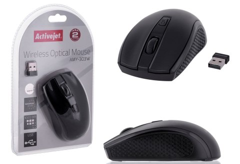 Mysz Activejet AMY-303 czarny (PERACJMYS0025) Mysz Activejet AMY-303 czarny (PERACJMYS0025)