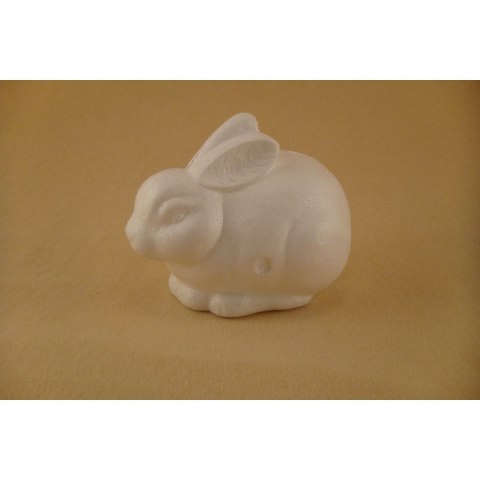 Ozdoba świąteczna królik styropianowy 140 mm Ozdoba świąteczna królik styropianowy 140 mm