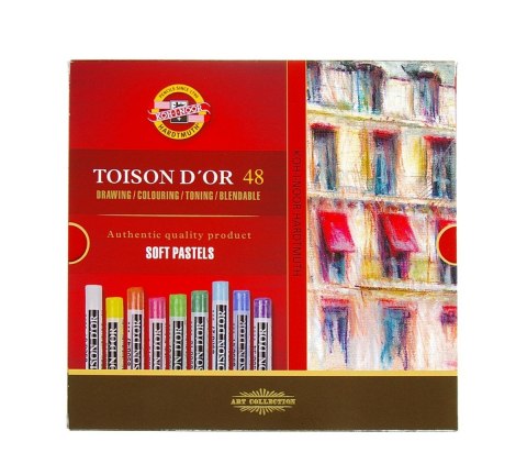 Pastele suche Koh-I-Noor Toison Dor 48 kolorów (8516) Pastele suche Koh-I-Noor Toison Dor 48 kolorów (8516)