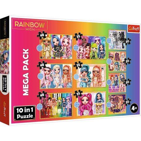 Puzzle Trefl 10w1 Kolekcja modnych laleczek (96000) Puzzle Trefl 10w1 Kolekcja modnych laleczek (96000)