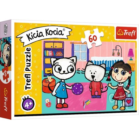 Puzzle Trefl Kicia Kocia z przyjaciółmi 60 el. (17343) Puzzle Trefl Kicia Kocia z przyjaciółmi 60 el. (17343)