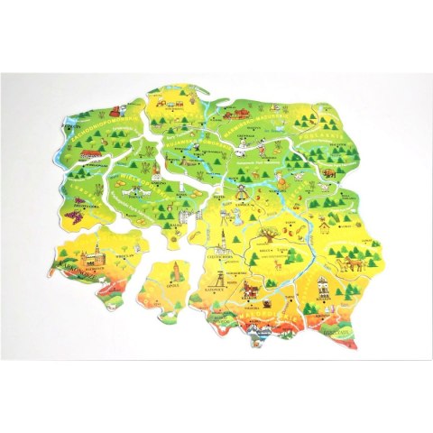 Puzzle (nd) geo puzzle Polska 25 el. Puzzle (nd) geo puzzle Polska 25 el.