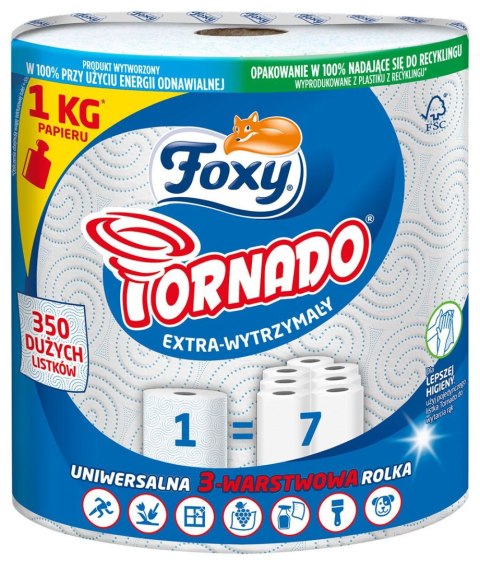 Ręcznik rolka Foxy Tornado kolor: biały Ręcznik rolka Foxy Tornado kolor: biały